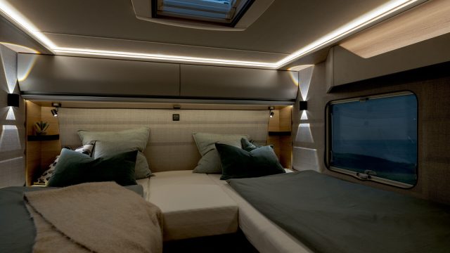 KNAUS Sky TI 2027 - Soverom med enkeltsenger